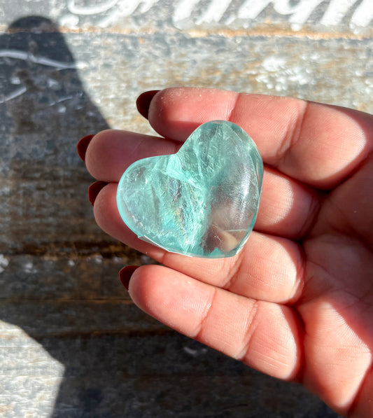 Gorgeous Fluorite Heart from Mexico | Opt R