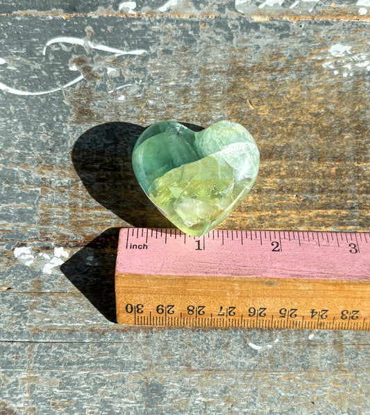 Gorgeous Fluorite Heart from Mexico | Opt Q