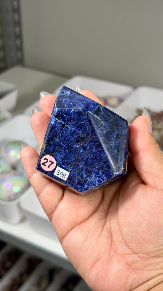 Gorgeous Dark Blue Sodalite Freeform | Opt 27