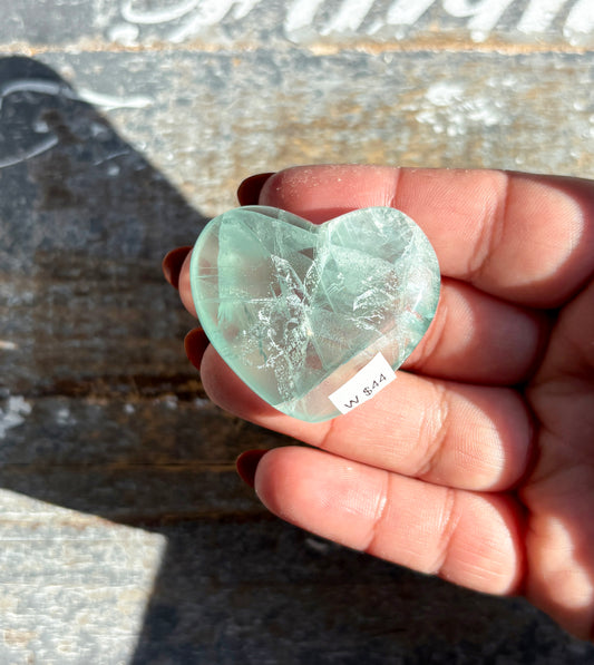 Gorgeous Fluorite Heart from Mexico | Opt W