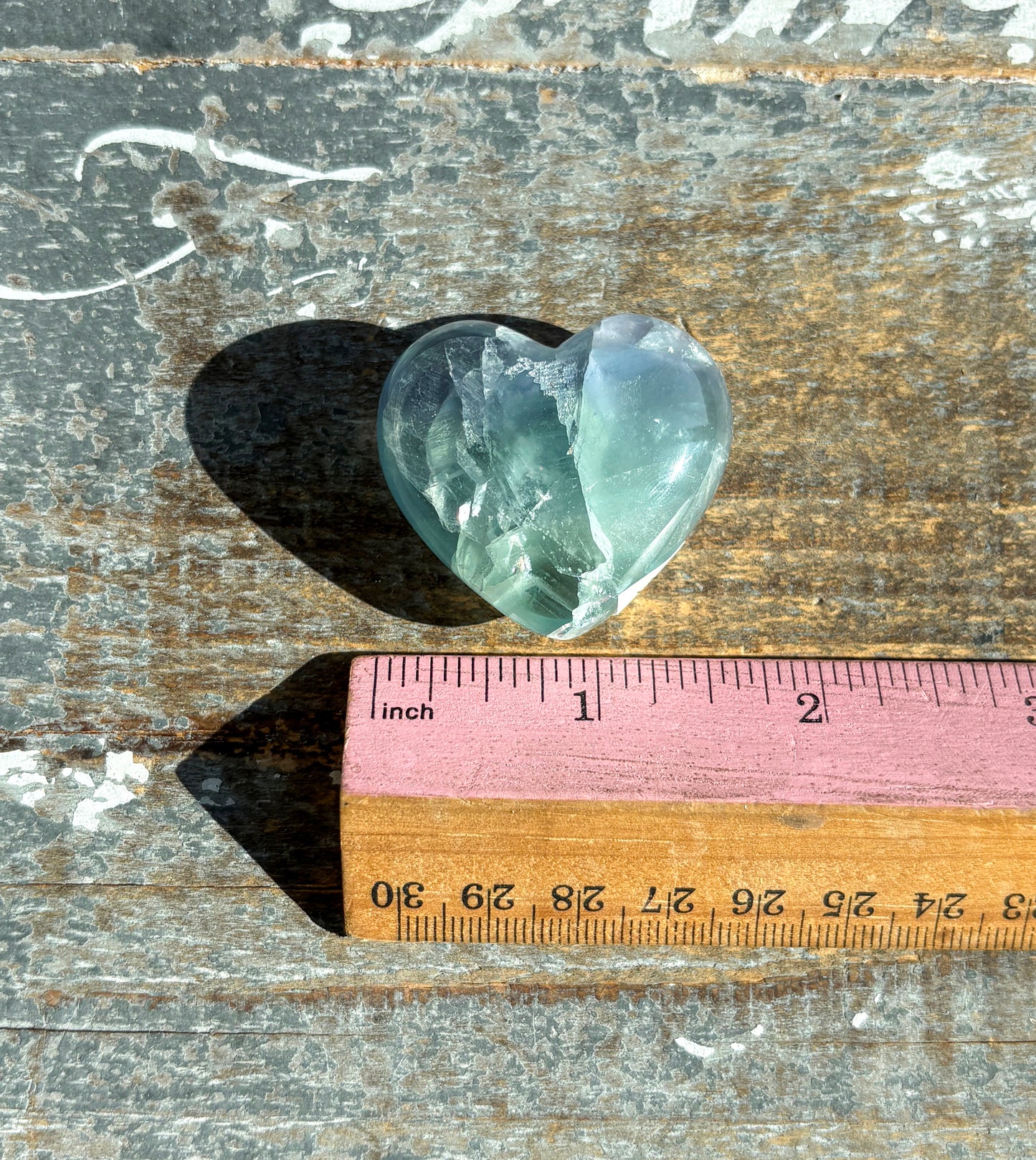 Gorgeous Fluorite Heart from Mexico | Opt X