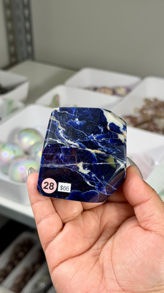 Gorgeous Dark Blue Sodalite Freeform | Opt 28