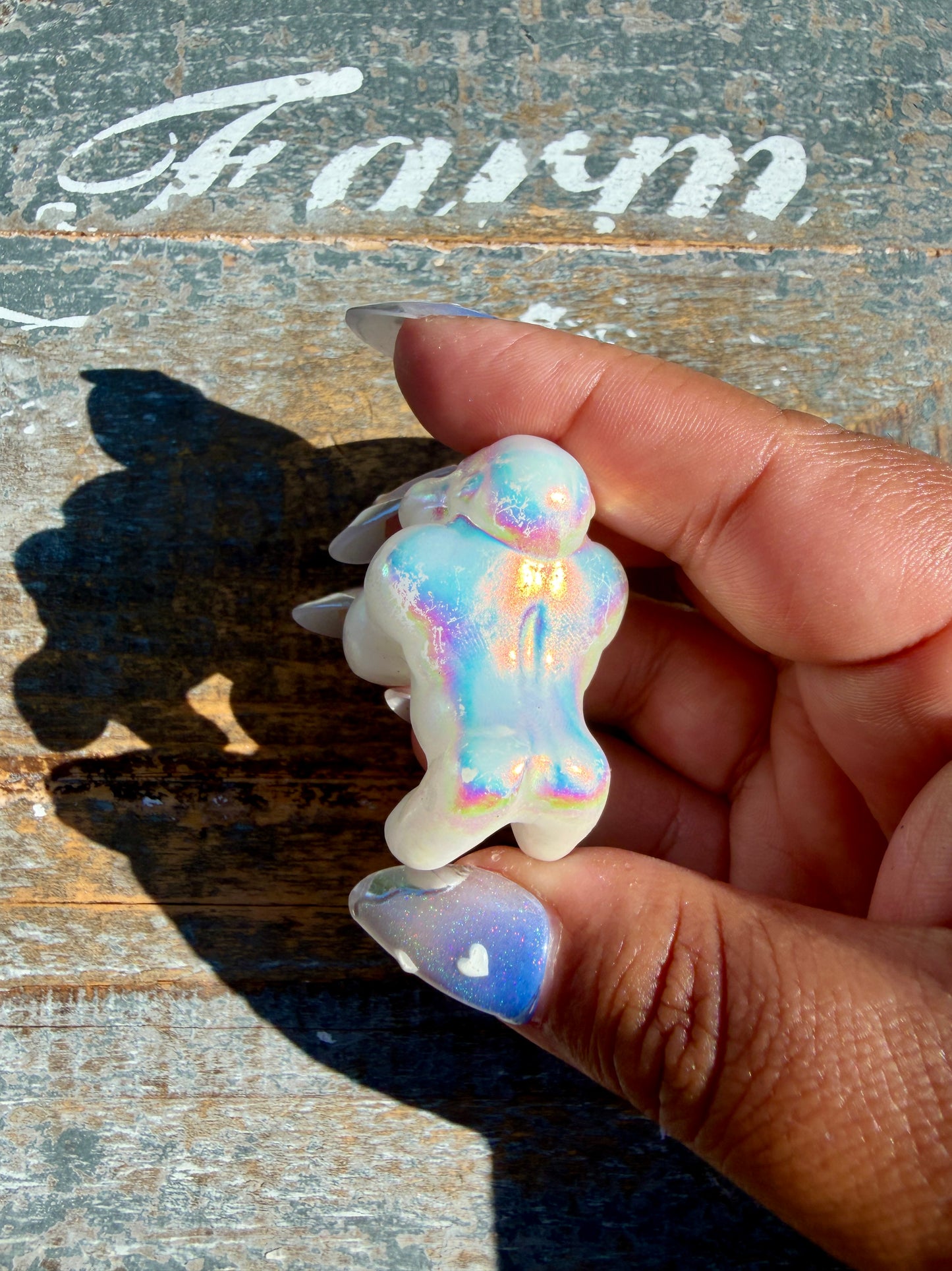 Mini AURA White Onyx Gorilla | Opt T