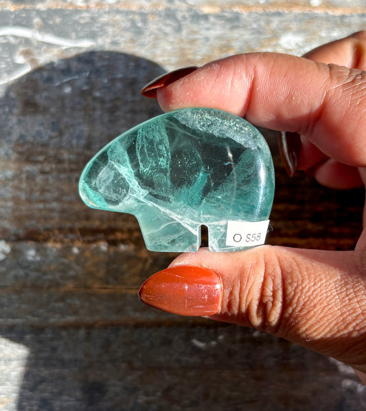 Gorgeous Fluorite Bear from Mexico | Opt O