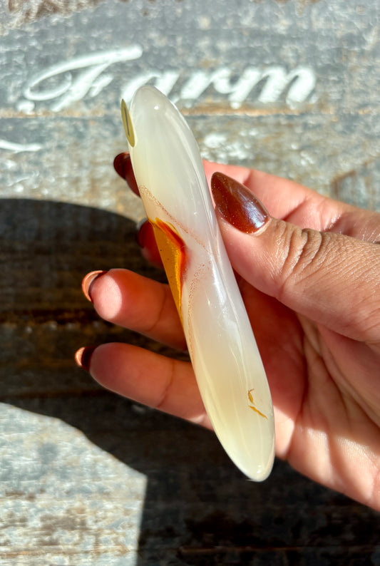 Gorgeous Agate Moon From Brazil | Opt I