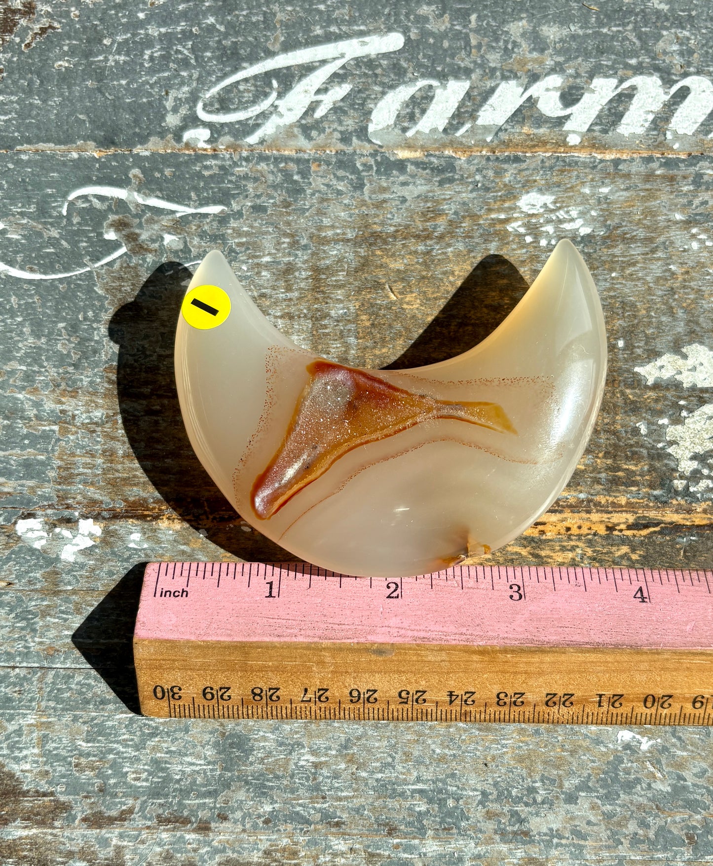 Gorgeous Agate Moon From Brazil | Opt I