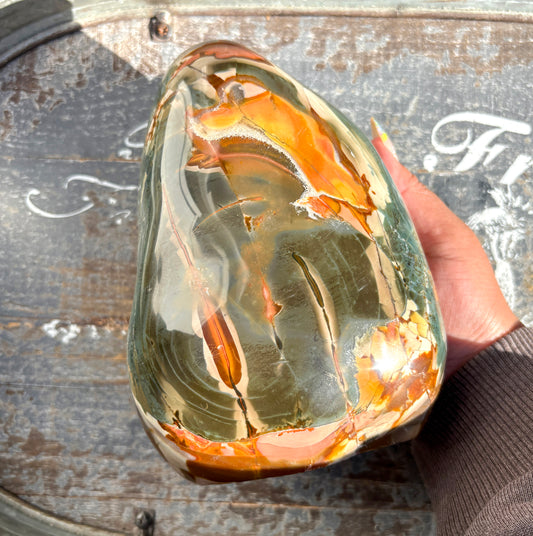 Gorgeous XL Polychrome Jasper Freeform | C