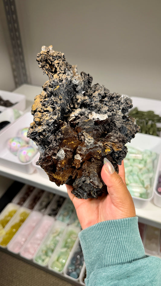 Gorgeous GOETHITE EPIMORPHING GYPSUM | Velardena Mine | Opt 81