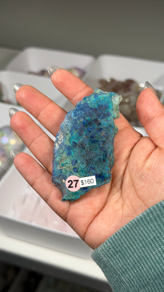 Gorgeous Chrysocolla/Shattukite | Mexico | Opt 27