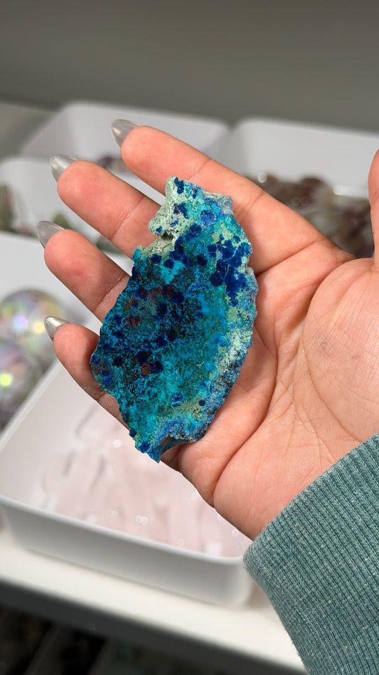 Gorgeous Chrysocolla/Shattukite | Mexico | Opt 27