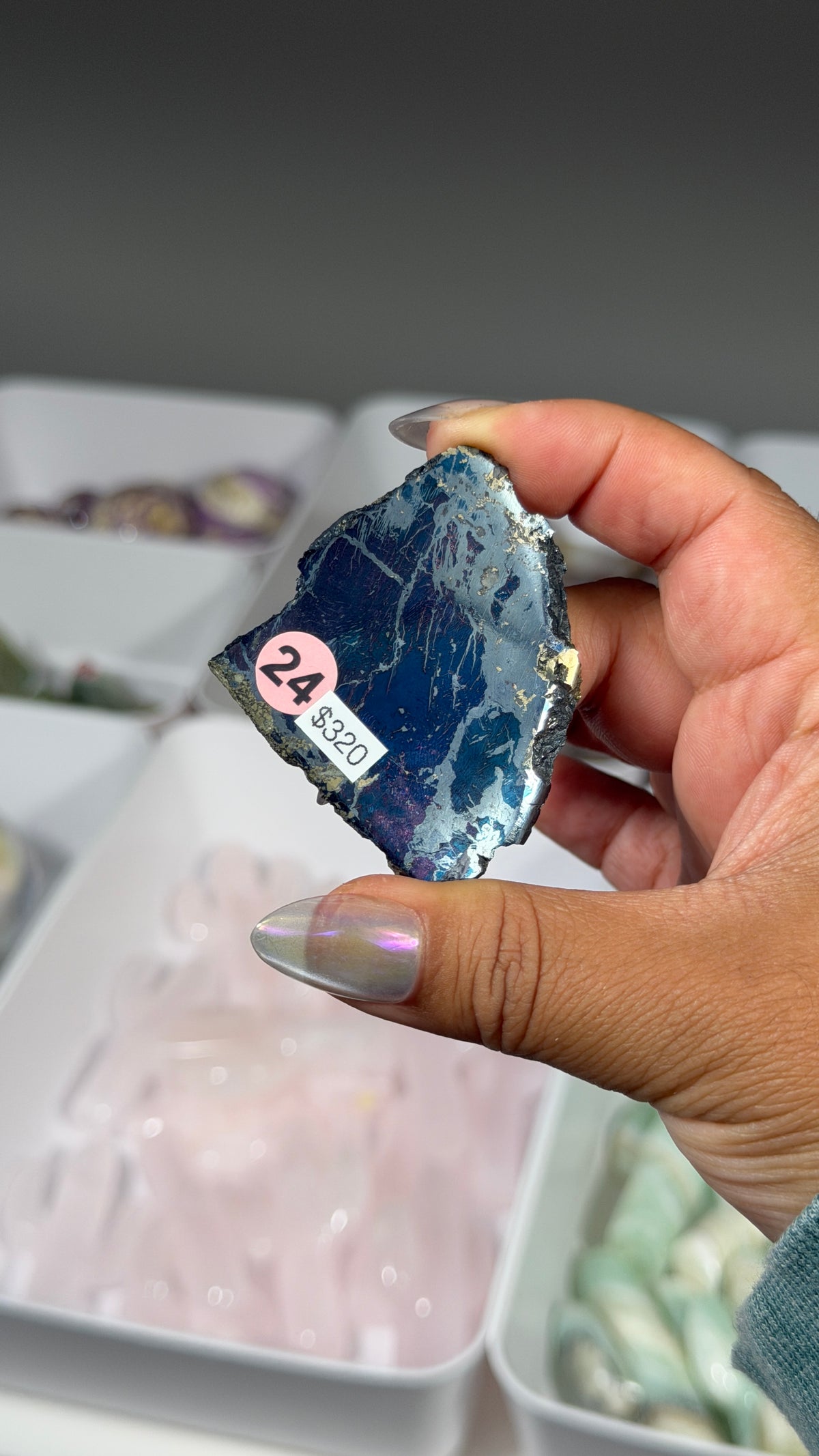 Gorgeous Covellite from Montana | 40 year old collection pieces | Opt 24