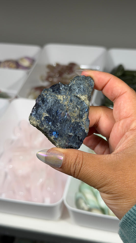 Gorgeous Covellite from Montana | 40 year old collection pieces | Opt 23