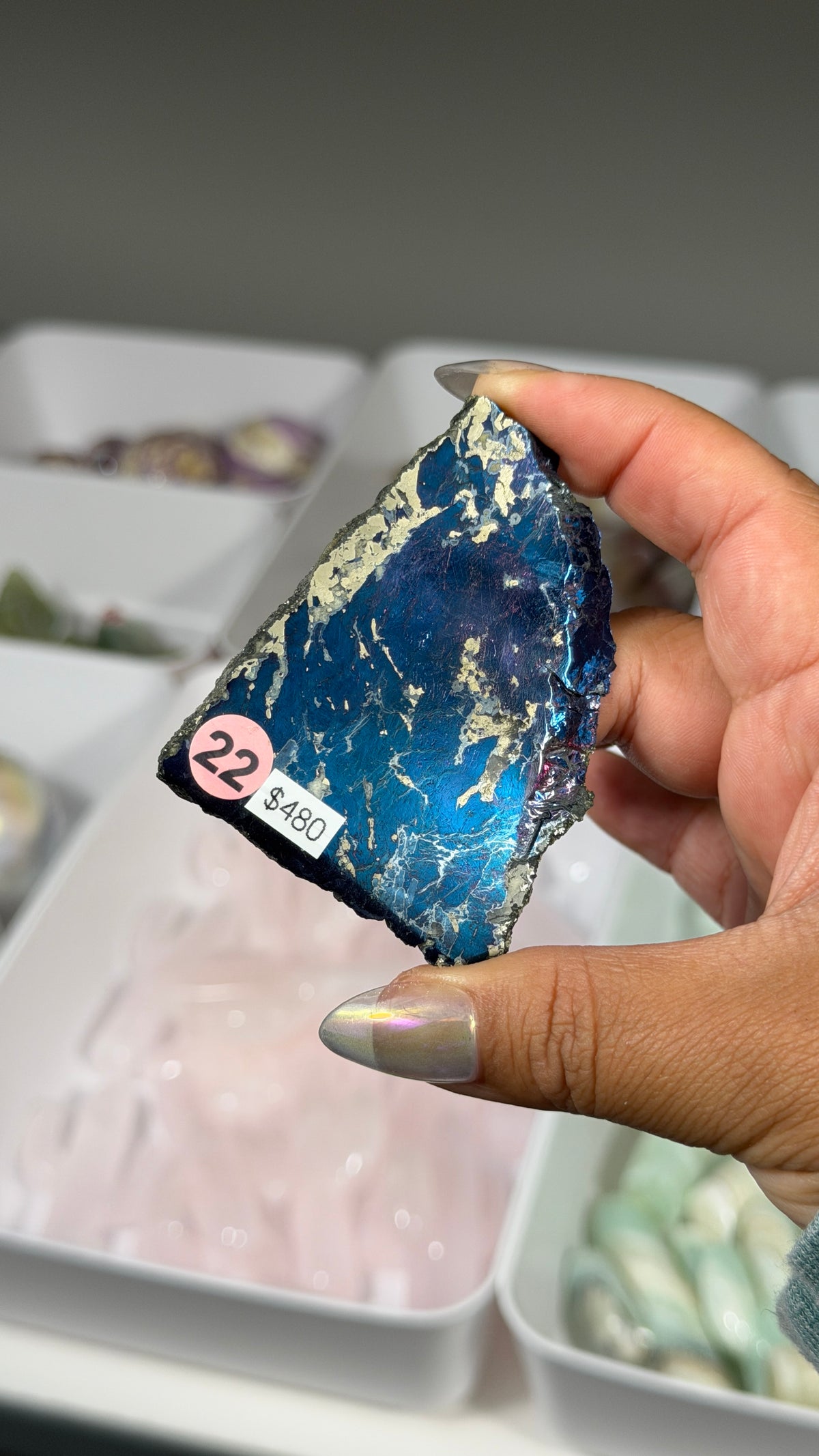 Gorgeous Covellite from Montana | 40 year old collection pieces | Opt 22