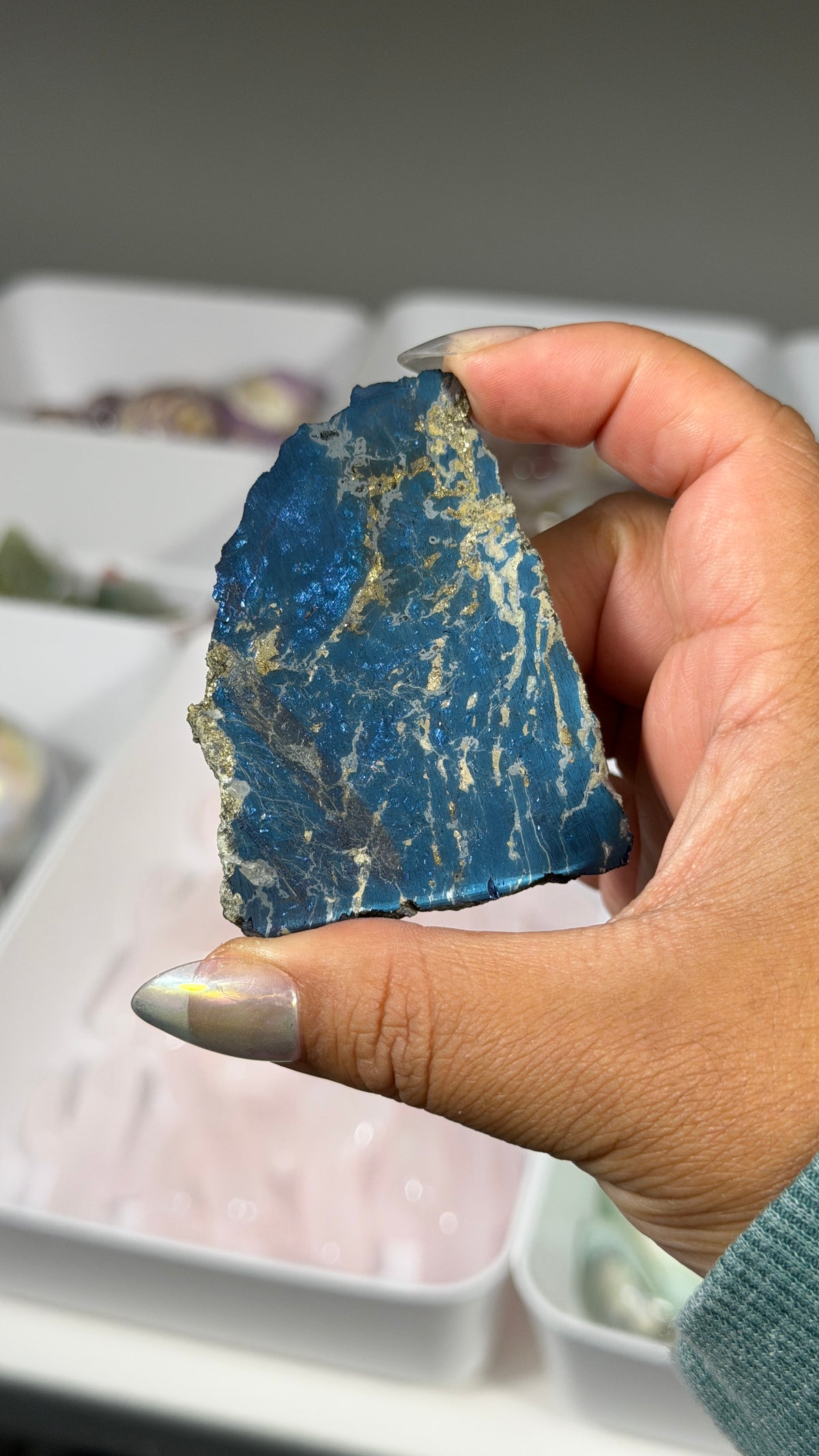 Gorgeous Covellite from Montana | 40 year old collection pieces | Opt 22