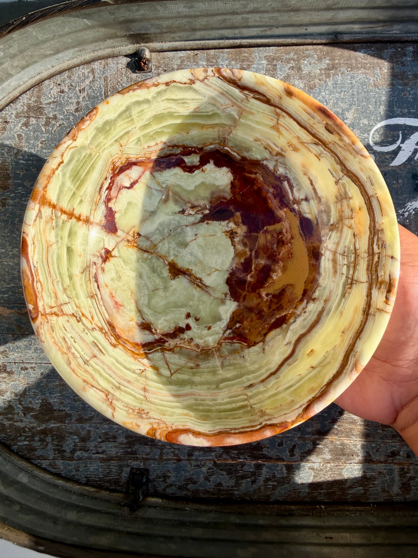 Gorgeous Green Onyx Bowl | Opt E