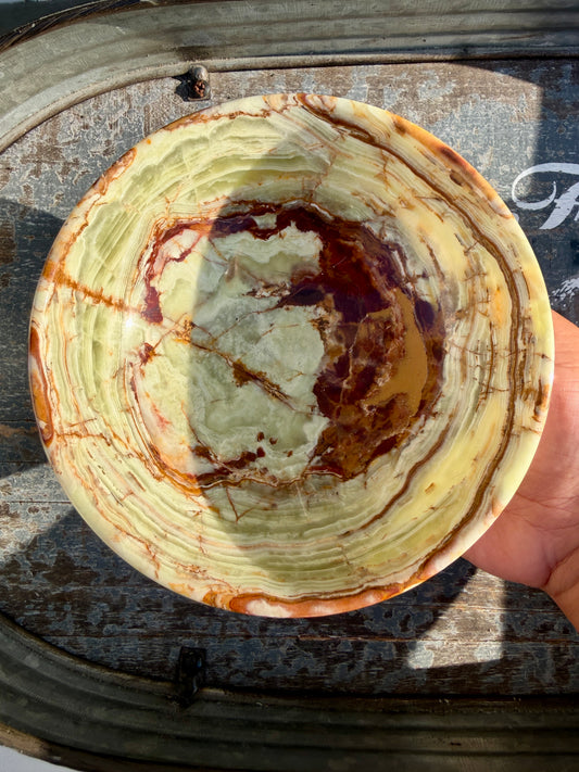 Gorgeous Green Onyx Bowl | Opt E