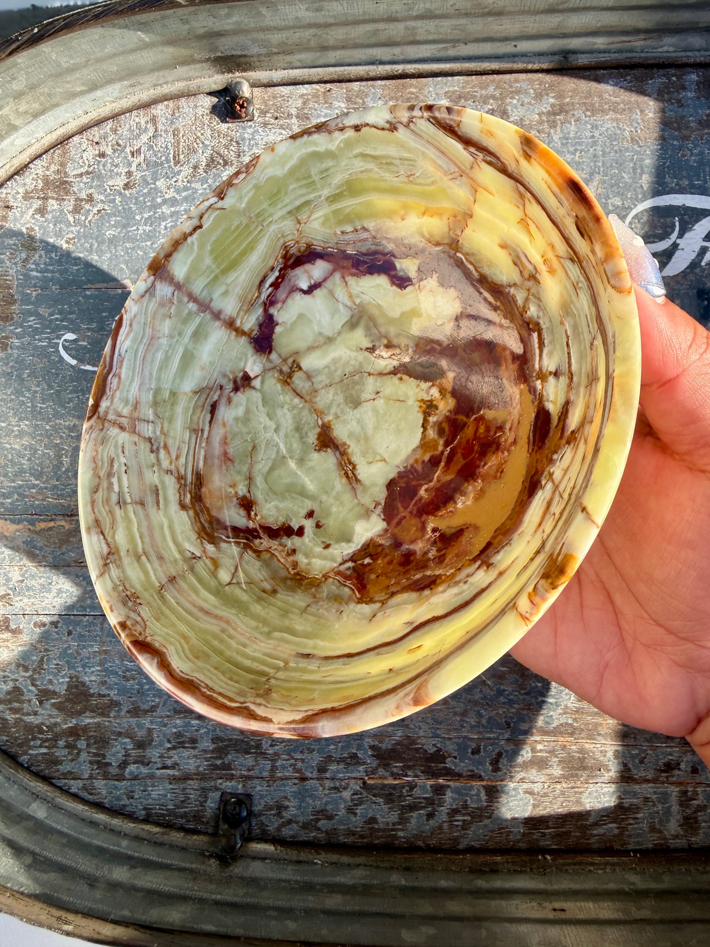 Gorgeous Green Onyx Bowl | Opt E
