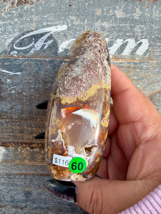 Gorgeous Scenic Moss Agate Freeform | Opt 60