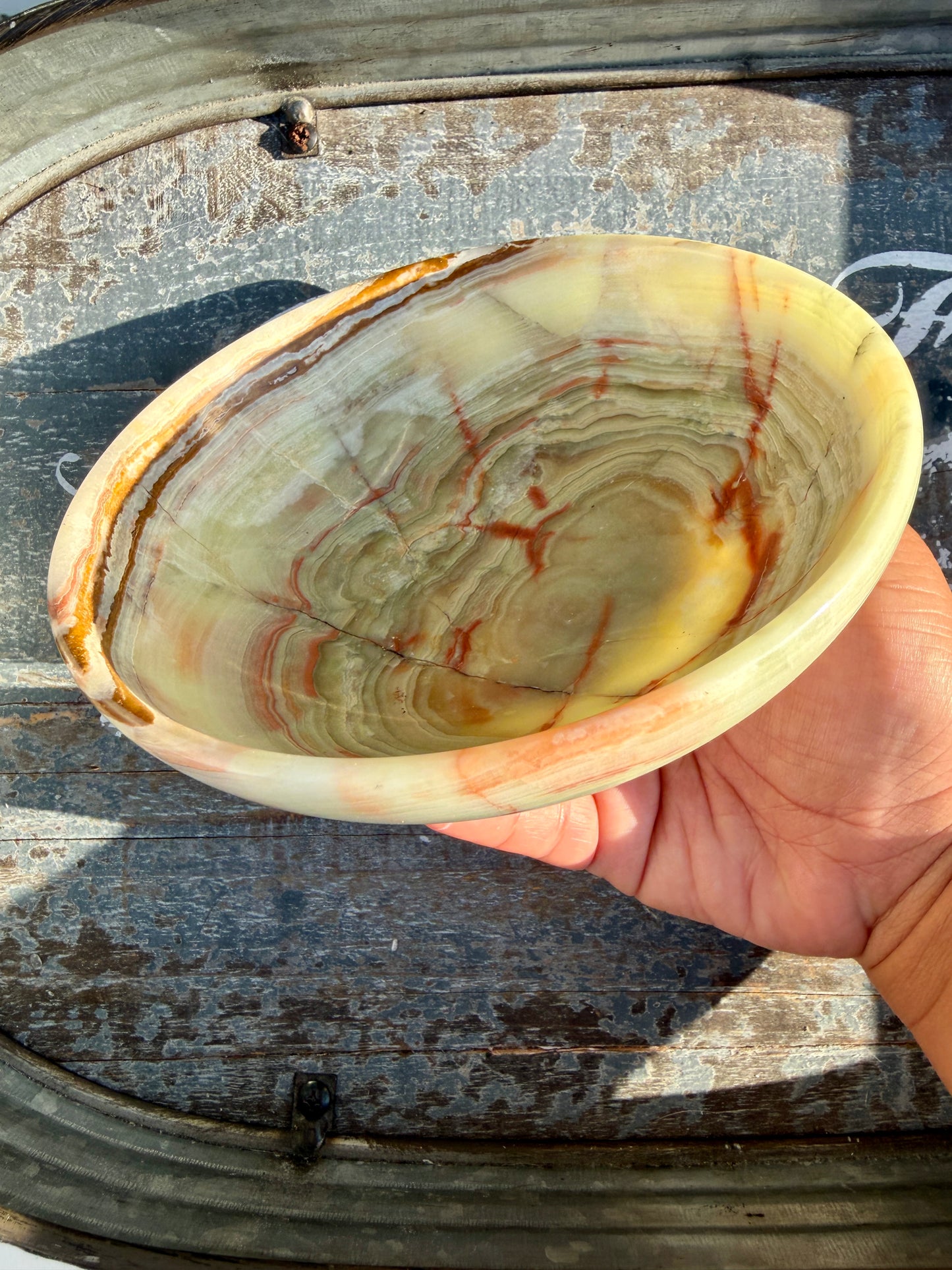 Gorgeous Green Onyx Bowl | Opt F