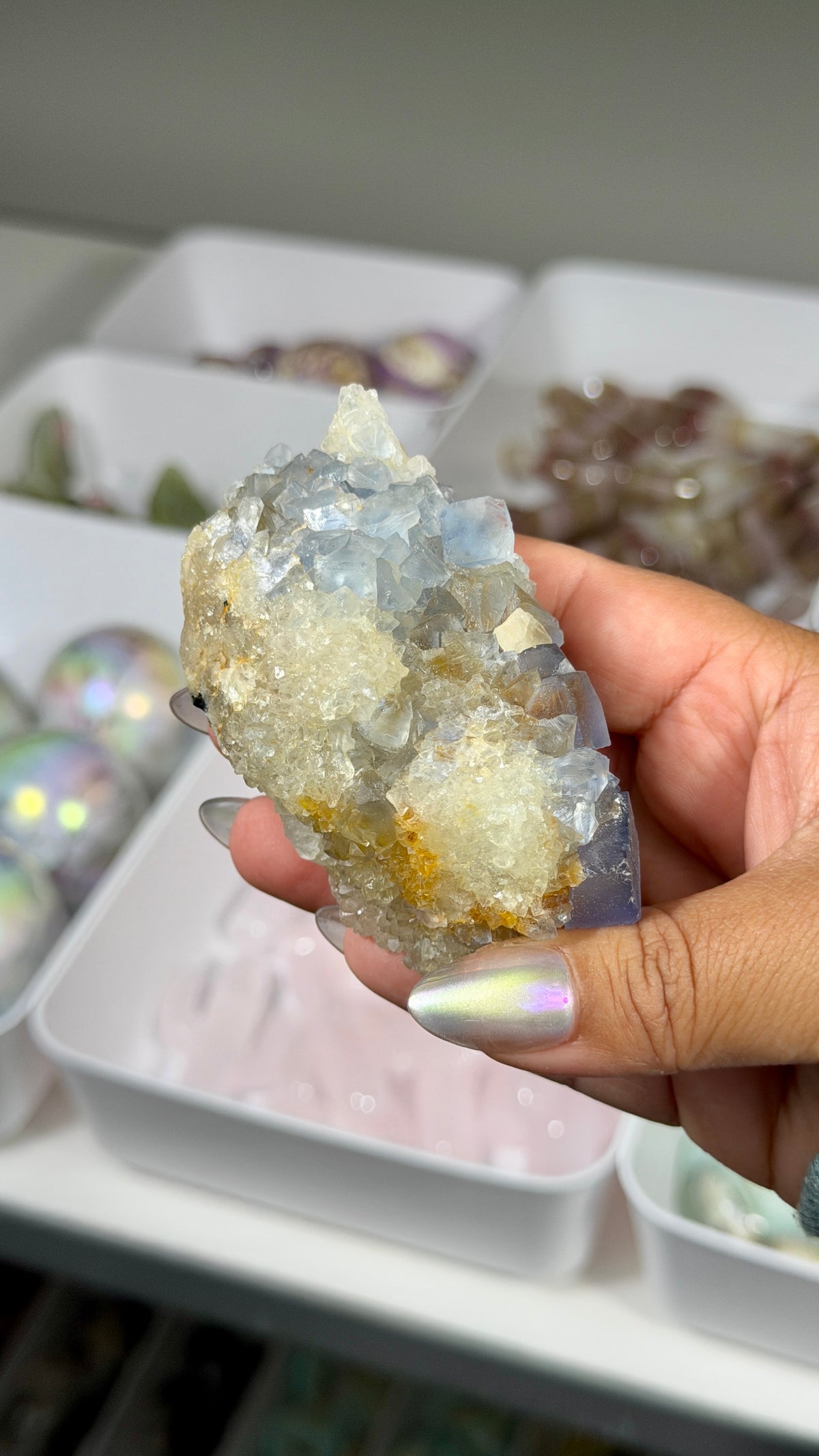 Gorgeous Raw Blue Cubic Fluorite | Opt 33