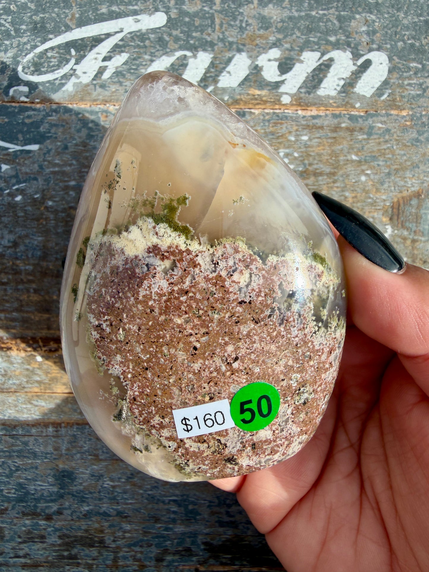 Gorgeous Scenic Moss Agate Freeform | Opt 50
