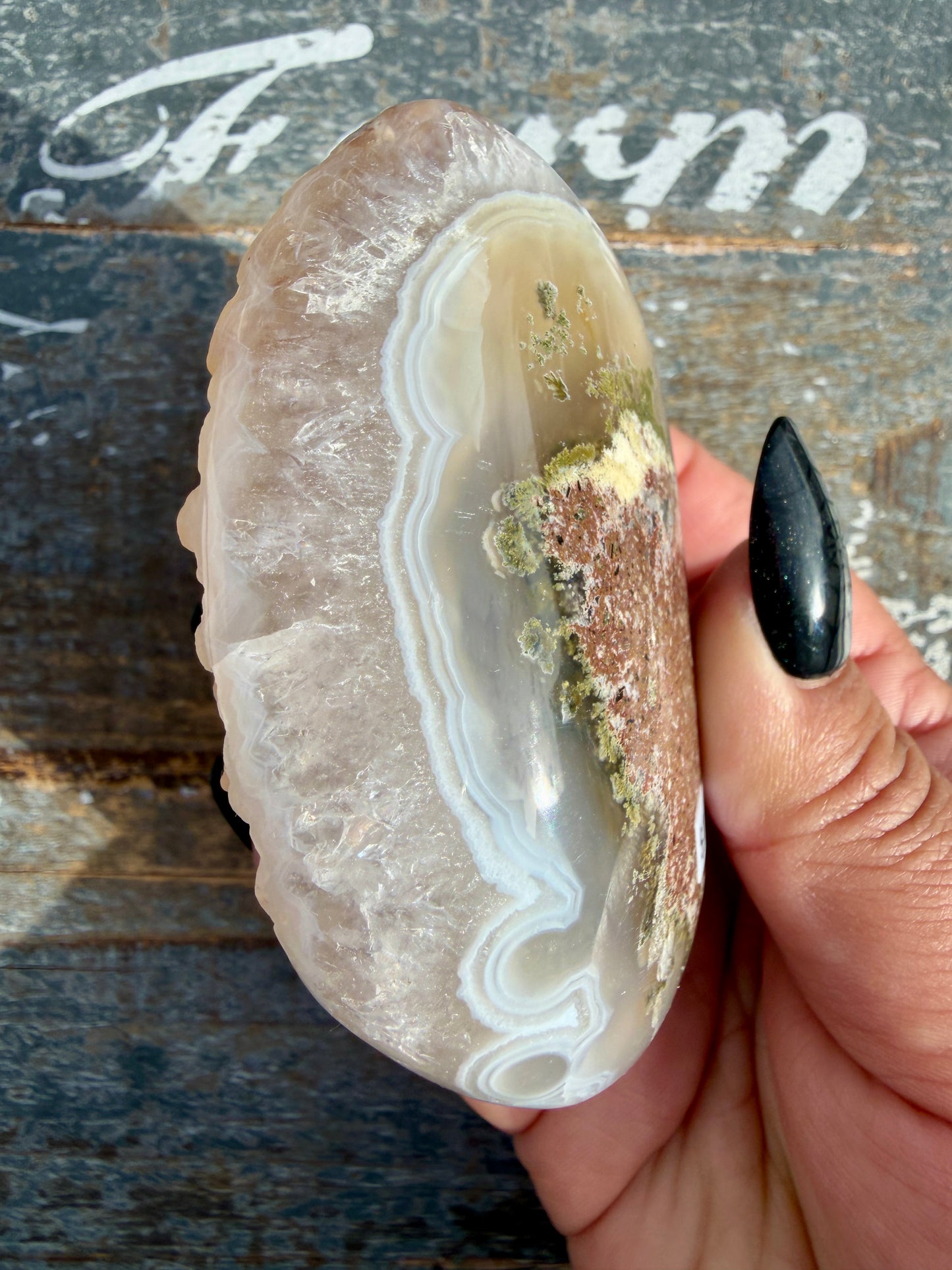 Gorgeous Scenic Moss Agate Freeform | Opt 50