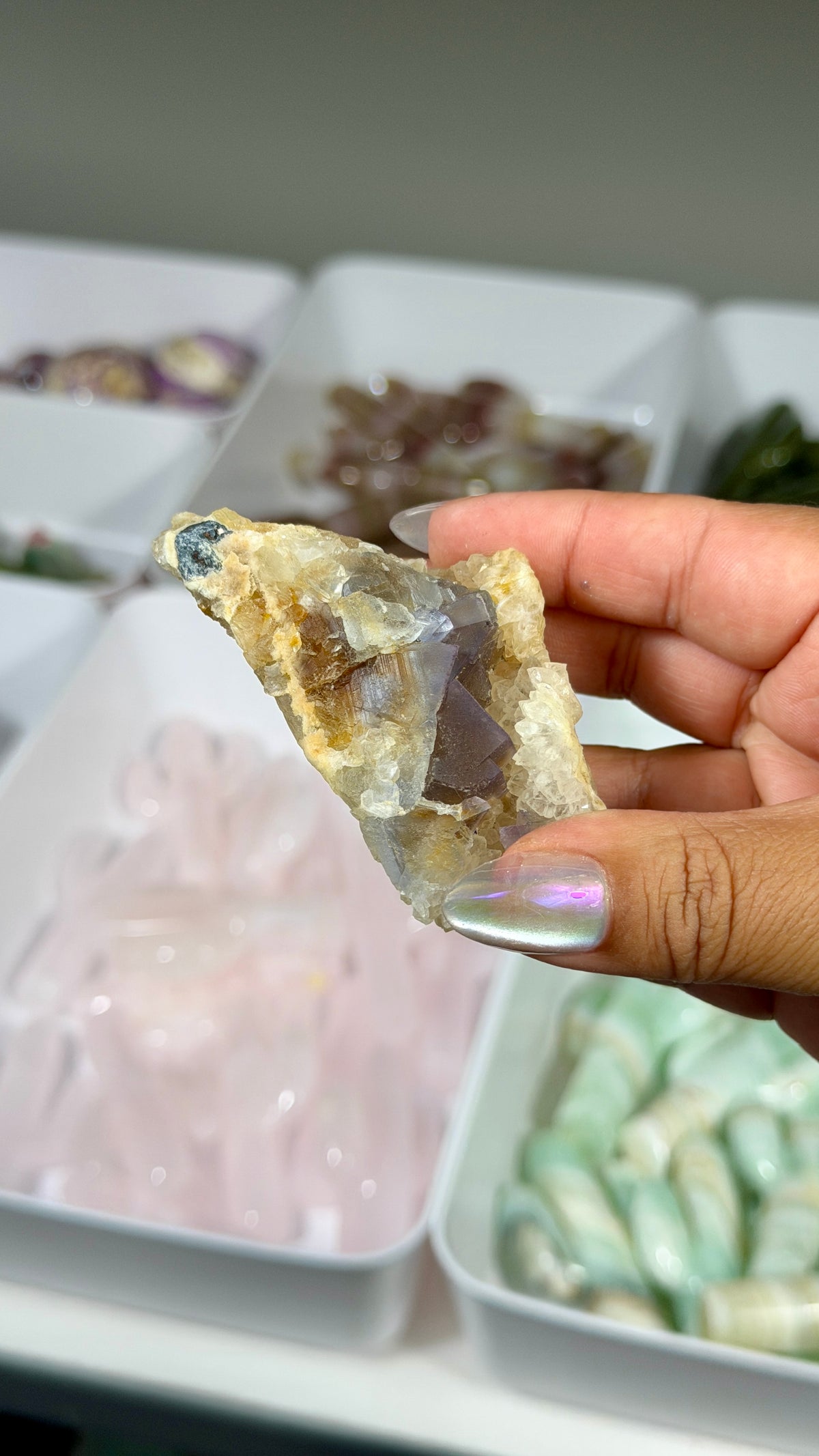 Gorgeous Raw Blue Cubic Fluorite | Opt 36