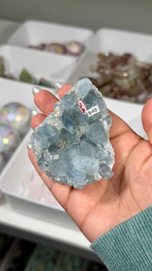 Gorgeous Raw Celestite | Madagascar  | Opt 34