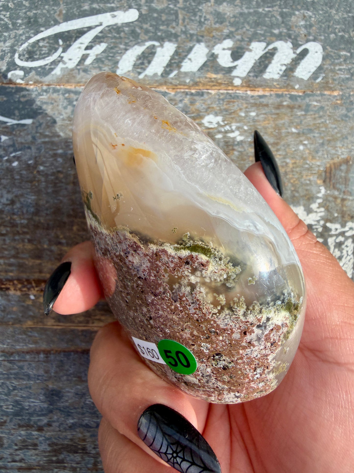 Gorgeous Scenic Moss Agate Freeform | Opt 50