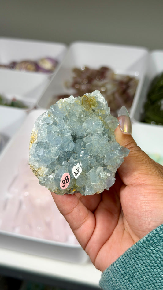 Gorgeous Raw Celestite | Madagascar  | Opt 38