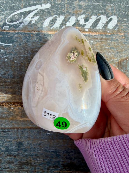 Gorgeous Scenic Moss Agate Freeform | Opt 49