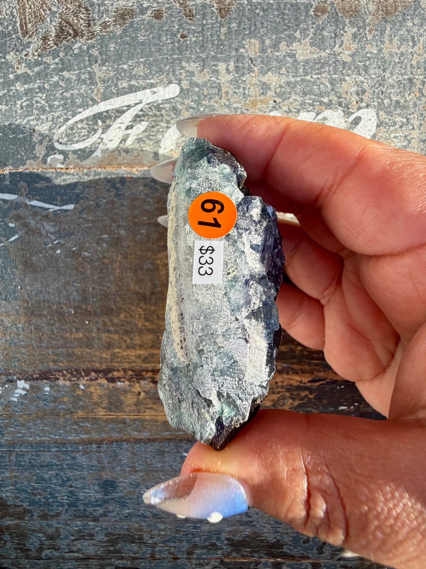 Gorgeous Cubic Dark Blue/Green Fluorite Specimen coated in Pyrite | China | Opt 61