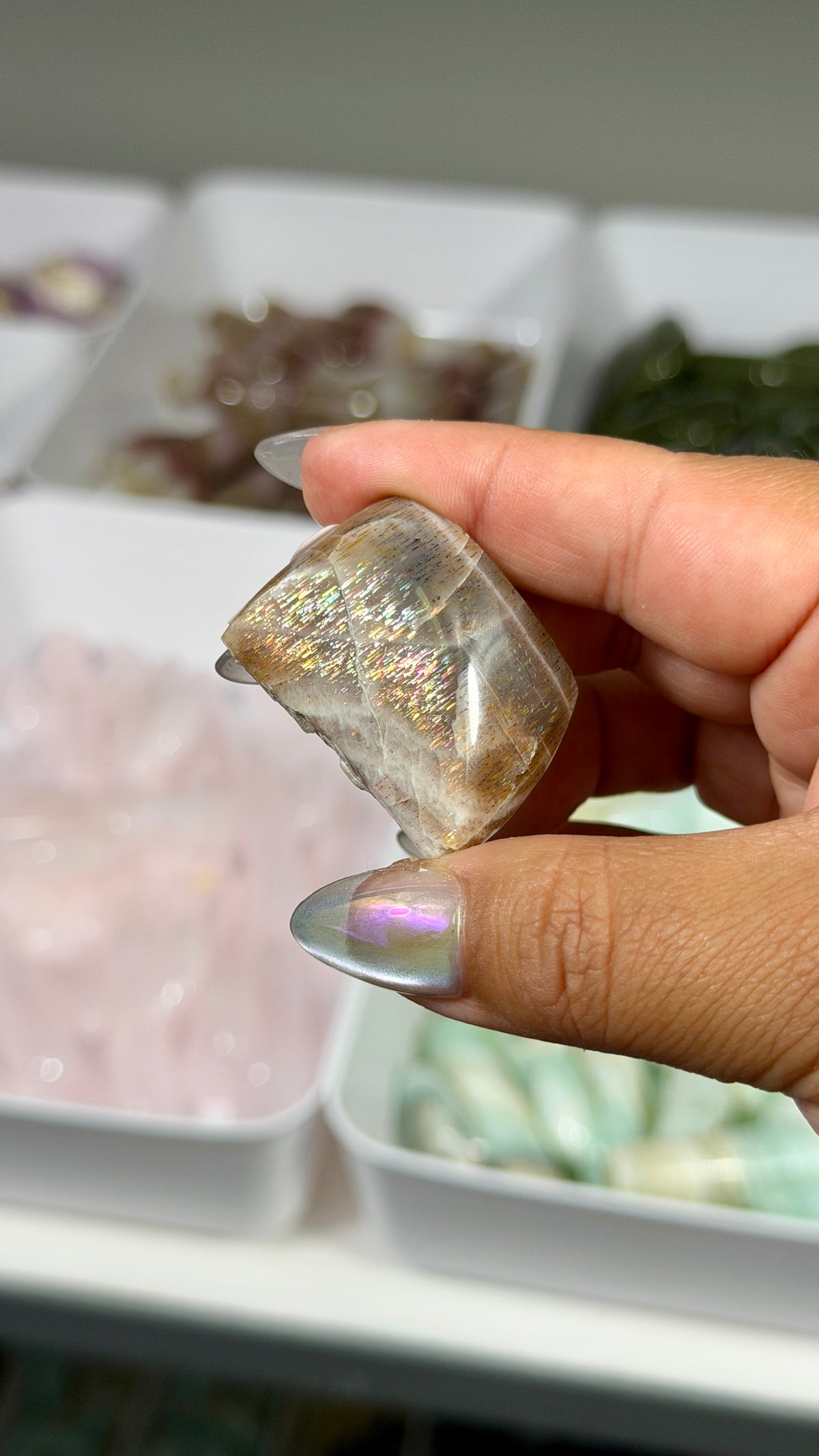 Gorgeous Meteor Shower Sunstone Freeform | Opt 67