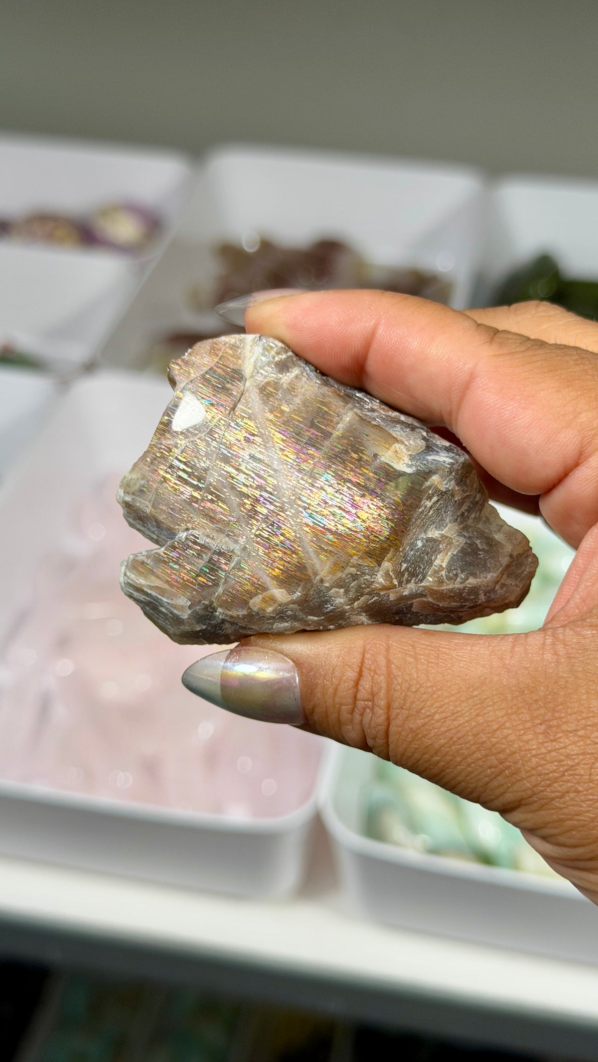 Gorgeous Meteor Shower Sunstone Freeform | Opt 68