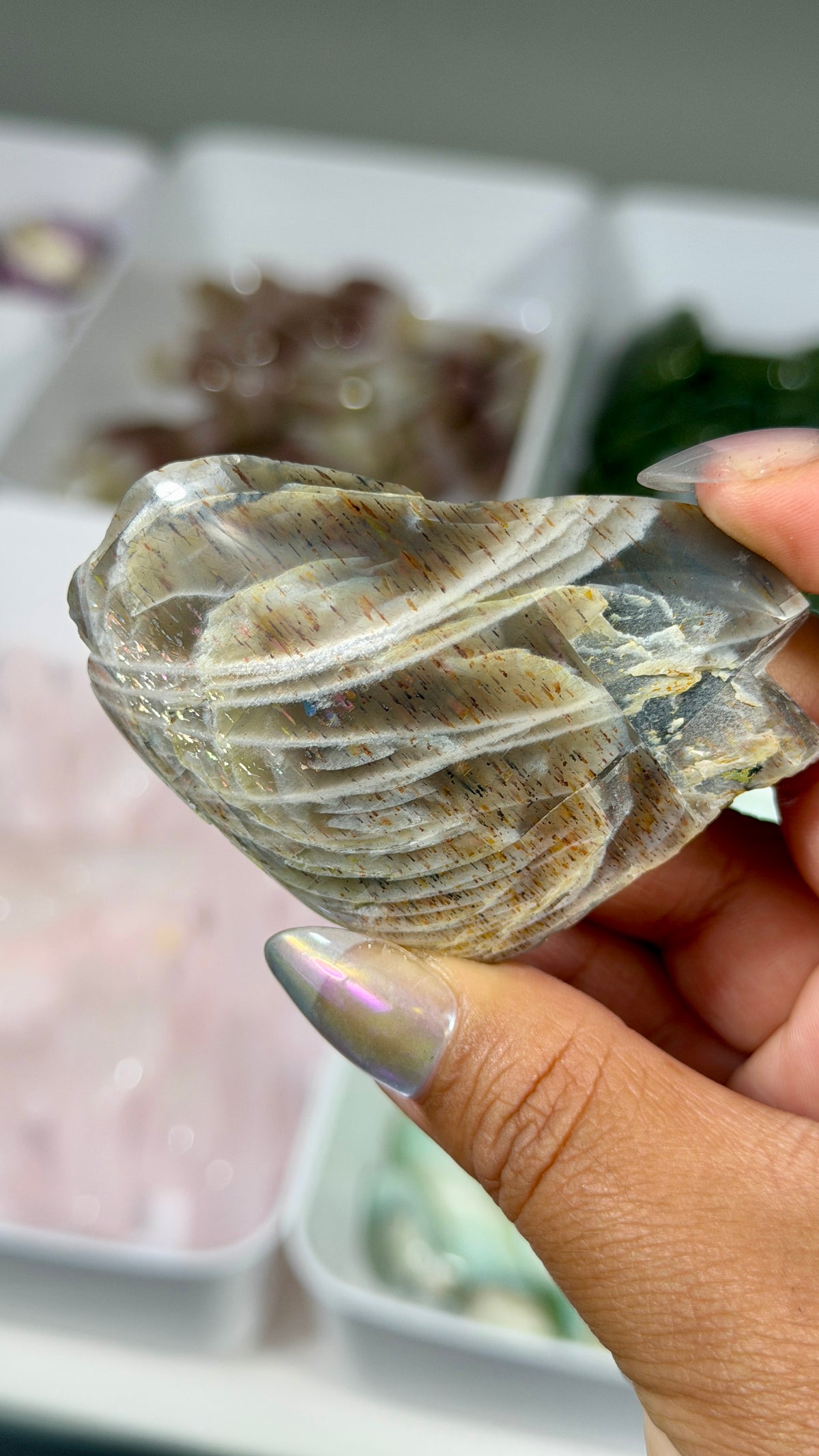 Gorgeous Meteor Shower Sunstone Freeform | Opt 69