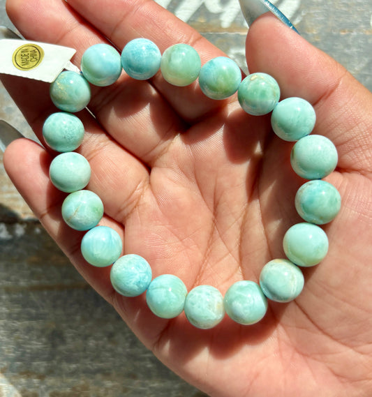 Gorgeous Larimar Bracelet from the Dominican Republic