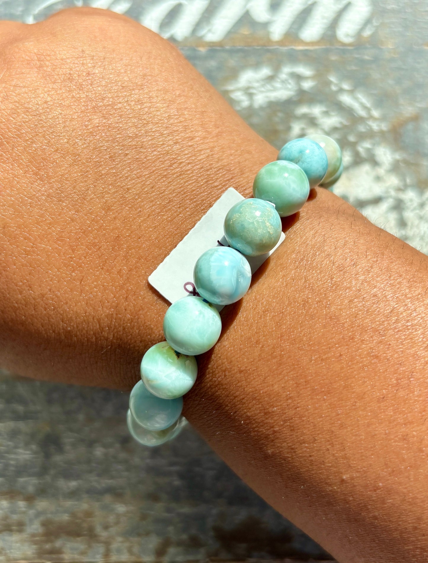 Gorgeous Larimar Bracelet from the Dominican Republic