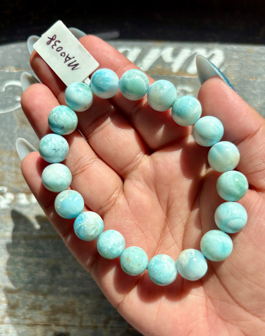 Gorgeous Larimar Bracelet from the Dominican Republic