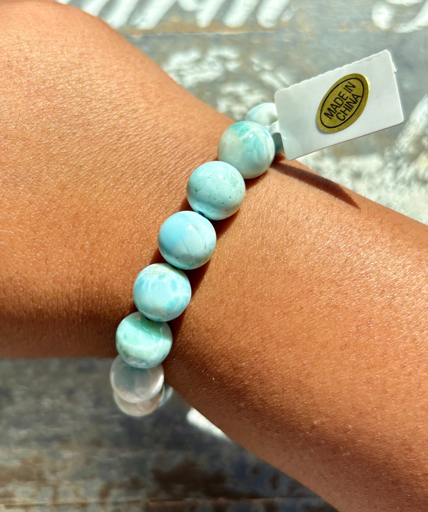 Gorgeous Larimar Bracelet from the Dominican Republic