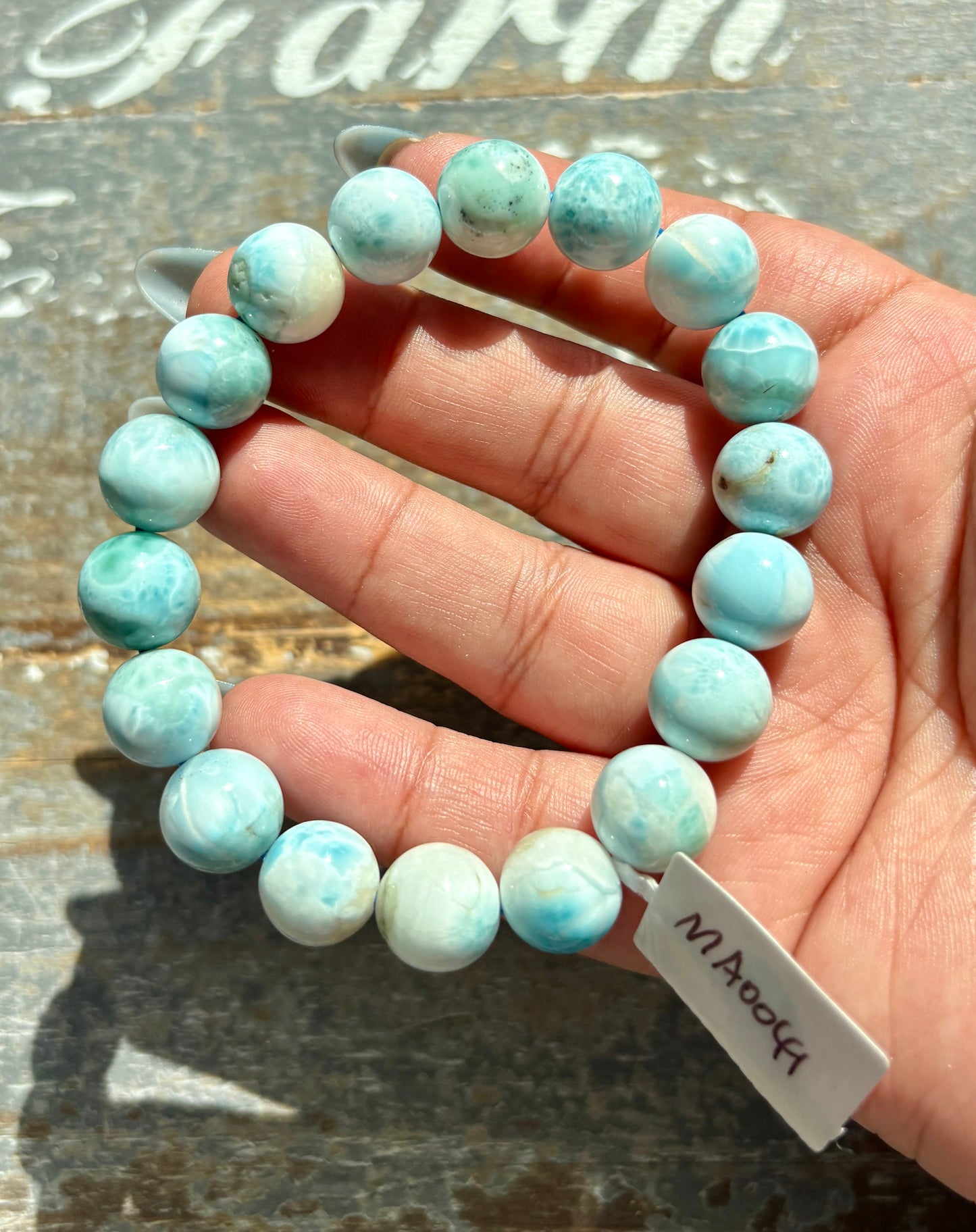 Gorgeous Larimar Bracelet from the Dominican Republic