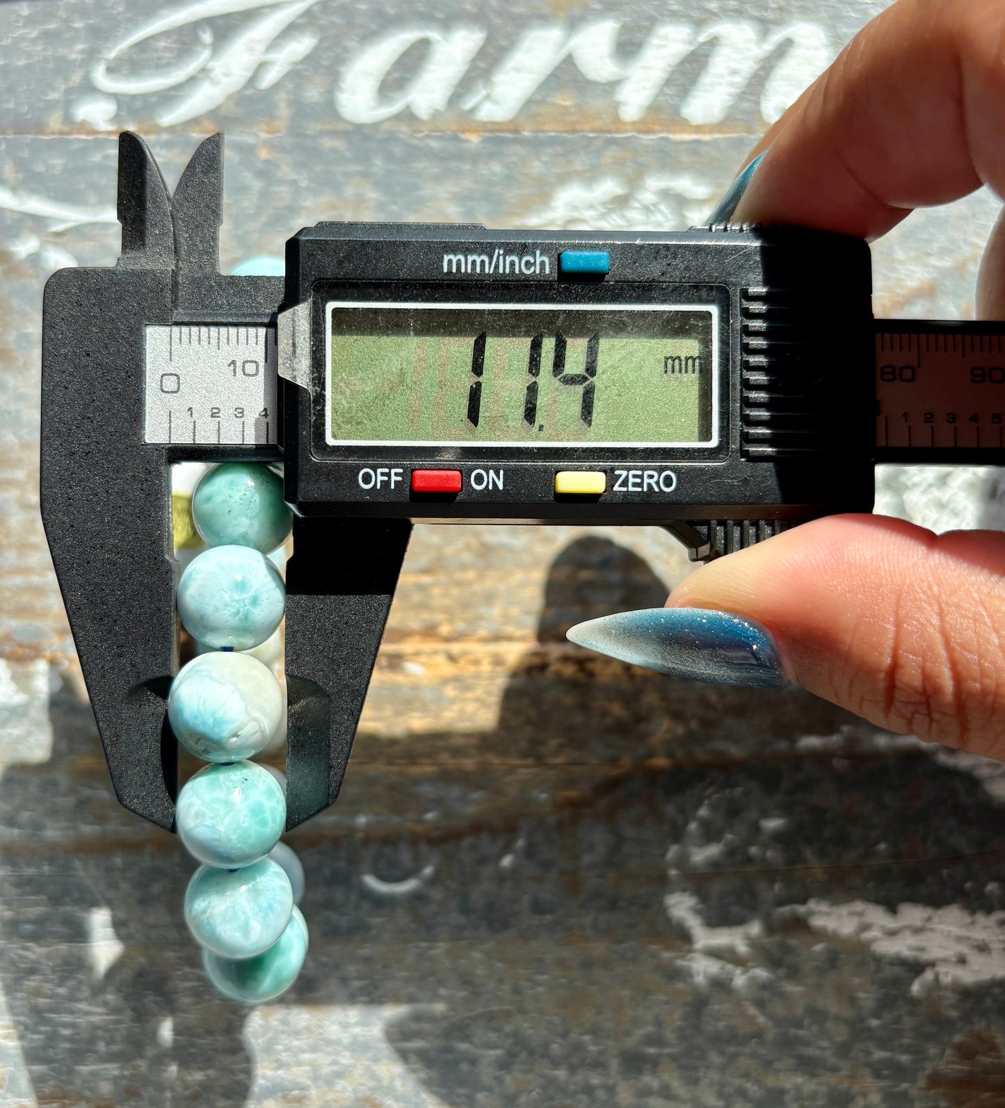 Gorgeous Larimar Bracelet from the Dominican Republic