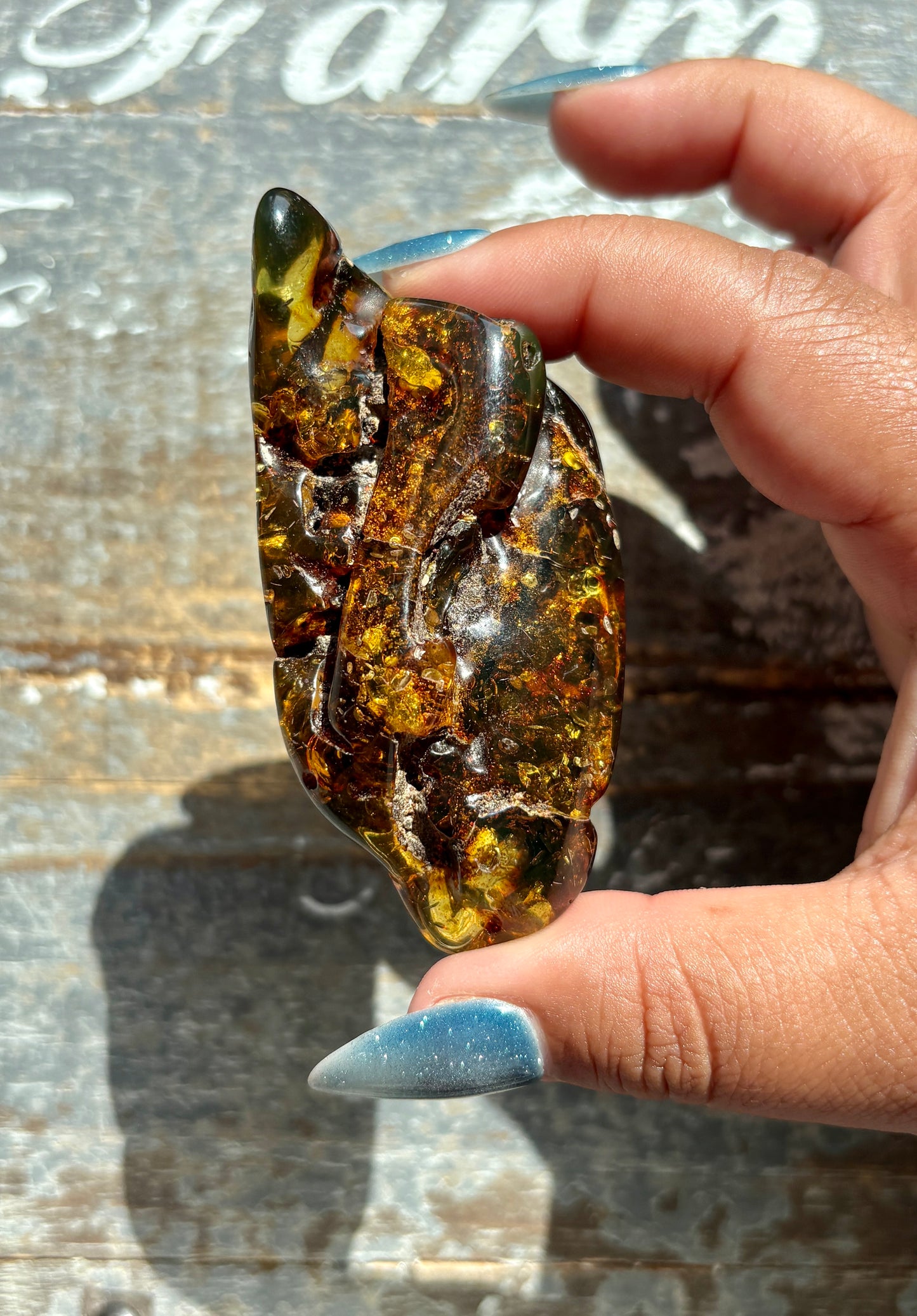 Gorgeous Green Amber from Lithuania