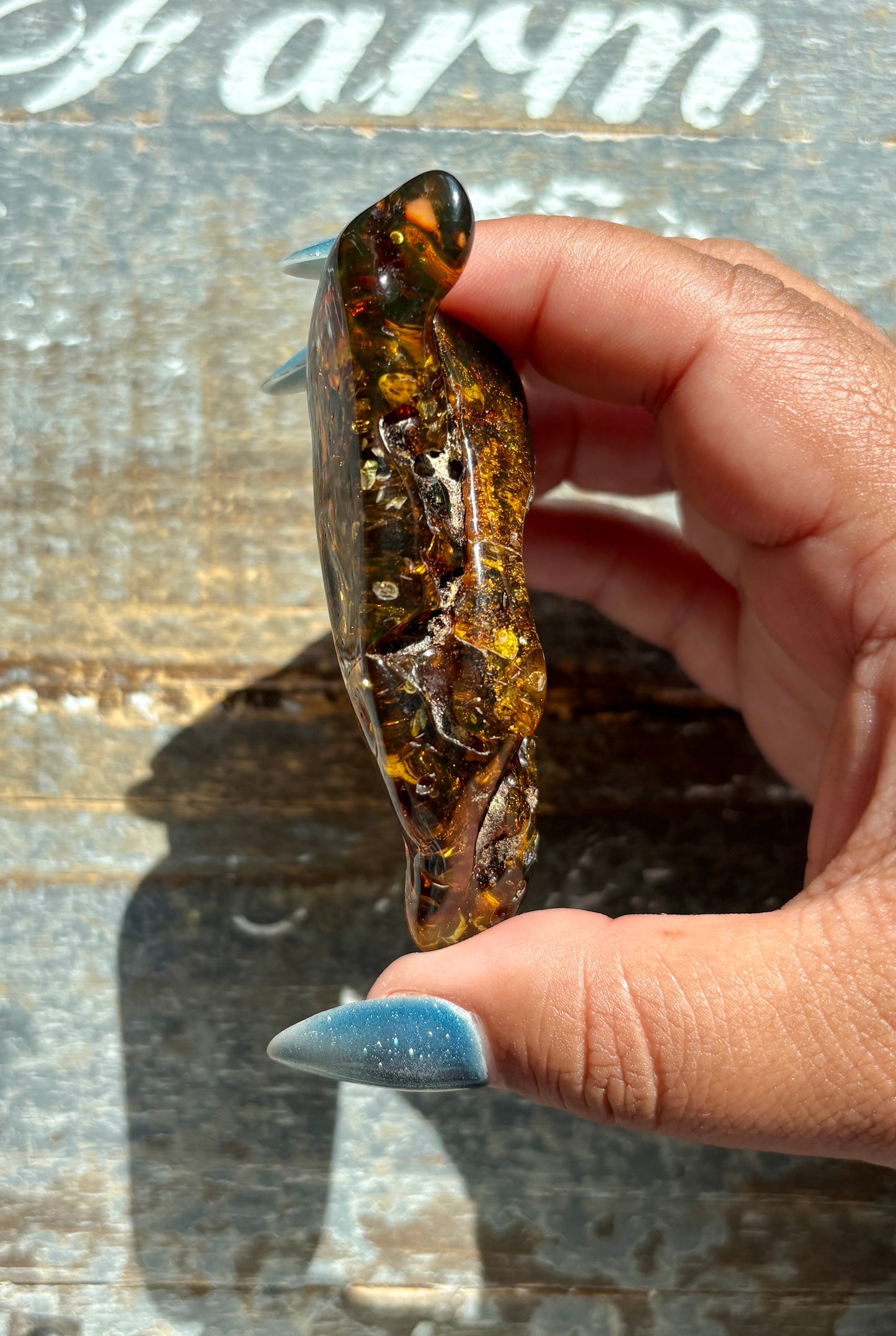 Gorgeous Green Amber from Lithuania