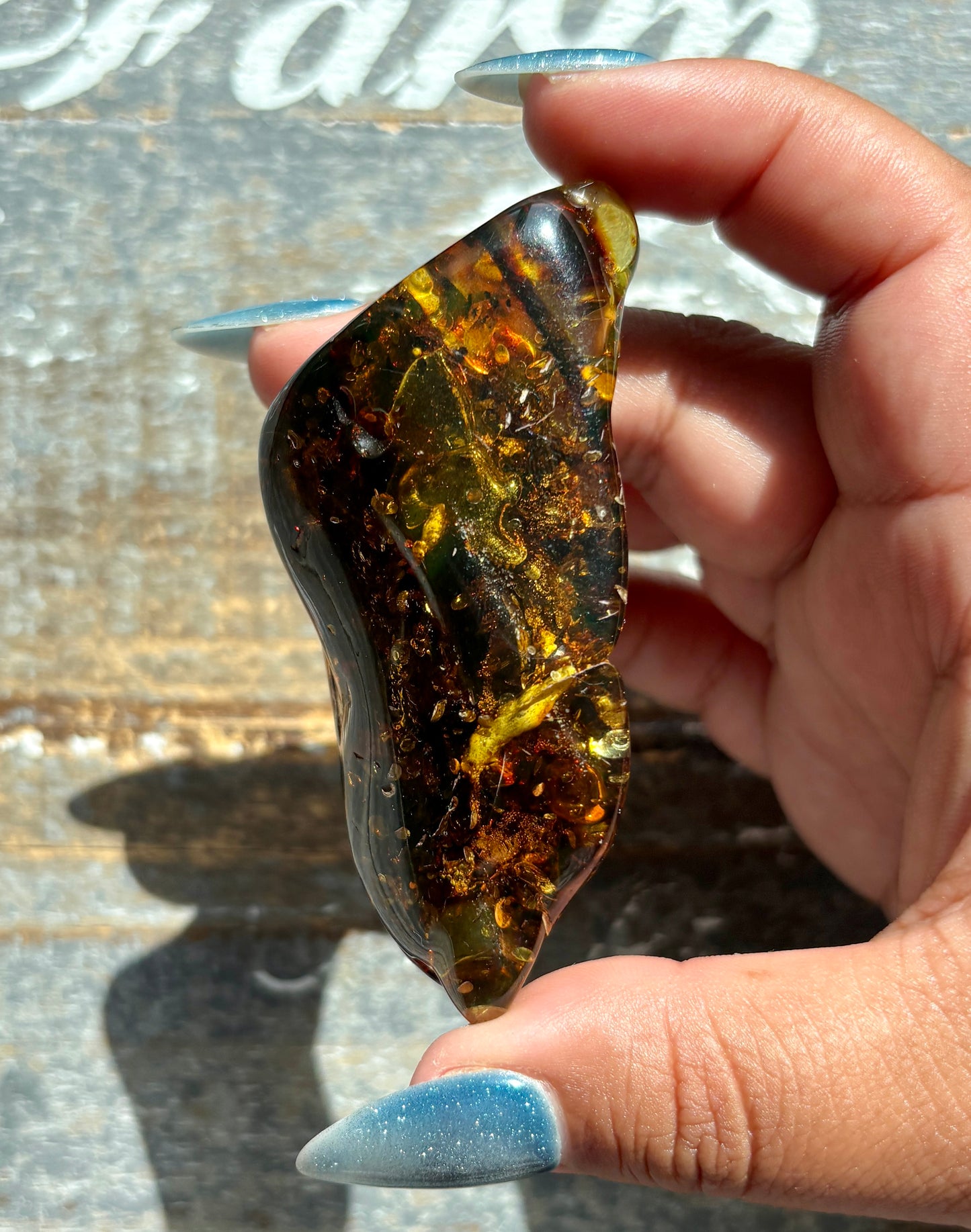 Gorgeous Green Amber from Lithuania