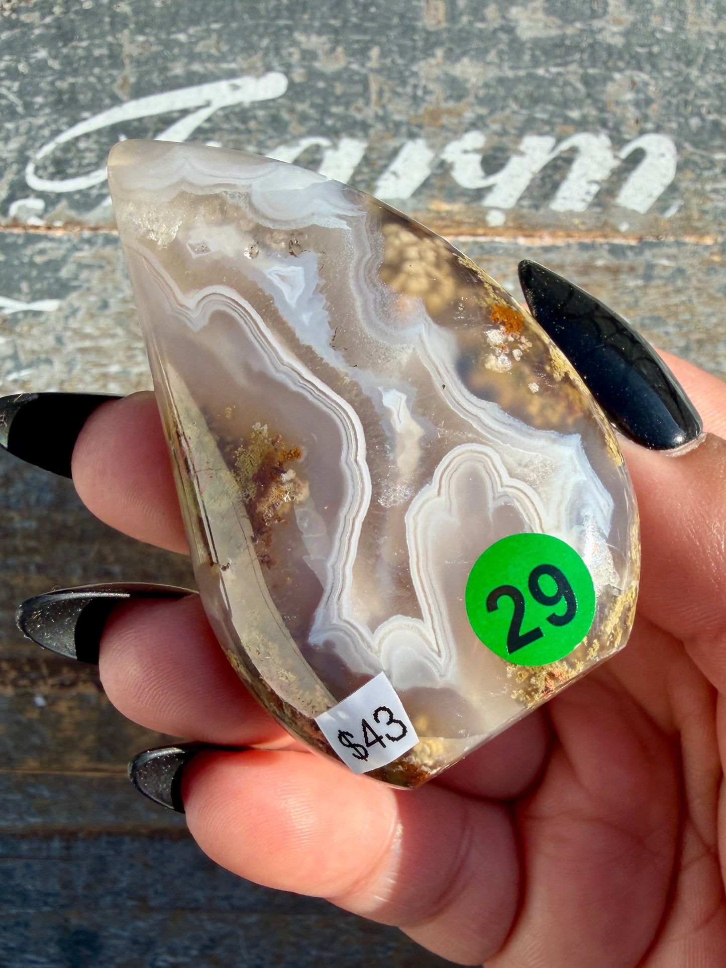 Gorgeous Scenic Moss Agate Freeform | Opt 29