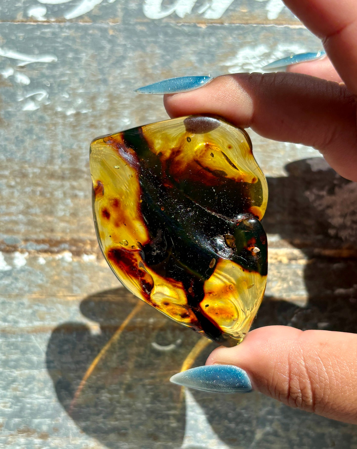 Gorgeous Green Amber from Lithuania