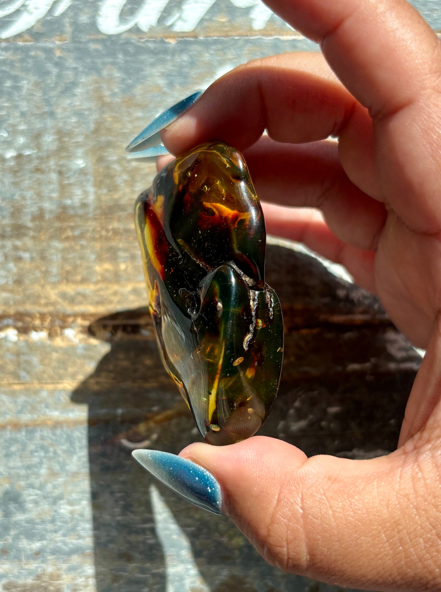 Gorgeous Green Amber from Lithuania