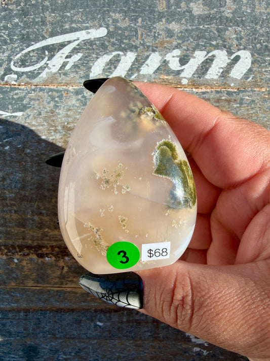 Gorgeous Scenic Moss Agate Freeform | Opt 3