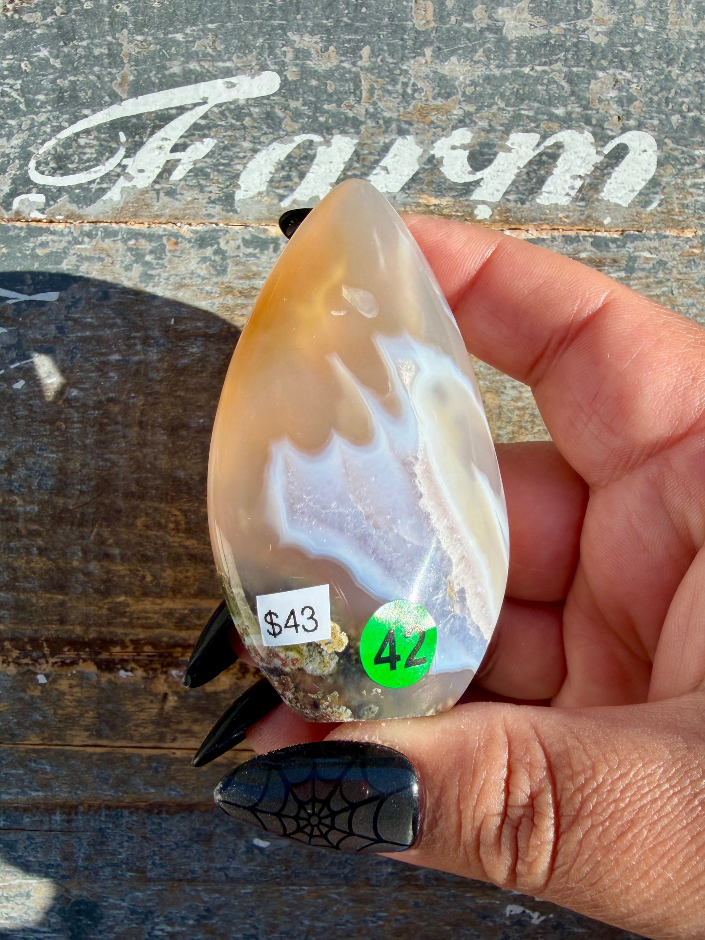 Gorgeous Scenic Moss Agate Freeform | Opt 42