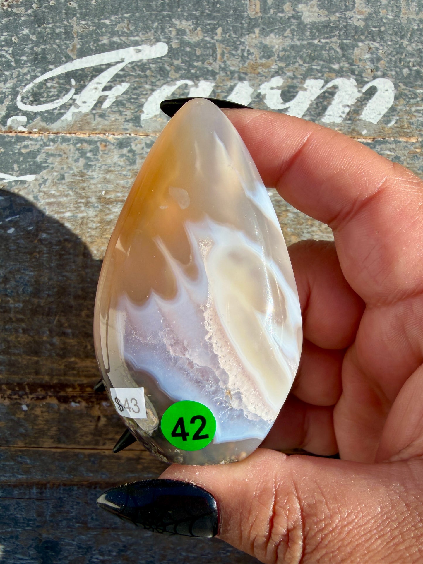 Gorgeous Scenic Moss Agate Freeform | Opt 42